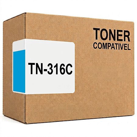 Compativel TN316C Toner Ciano 3.500Páginas Para Brother