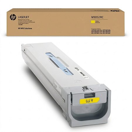 Toner Original W9052MC HP Amarelo 52.000Páginas Para E87640 E87650 E87660