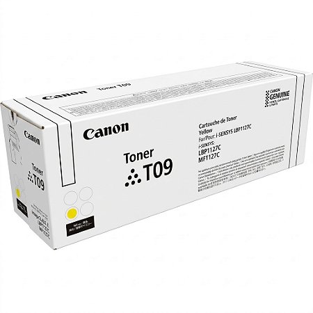 Toner Original T09-3017C005AA Canon Amarelo 5.900Páginas LBP1127C MF1127C C1127i C1127iF C1127P