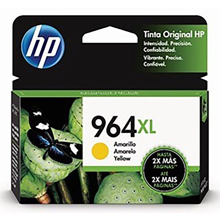 HP 964XL Amarelo Cartucho Original 3JA56AL 1.600Páginas Para 9010 9016 9018 9020