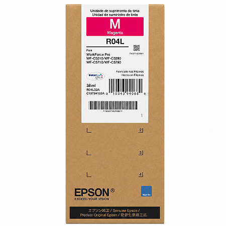 Tinta Original R04L R04L32A C13T94132A Epson Magenta 5.000Páginas Para WF-C5290 WF-C5790 WF-C5710