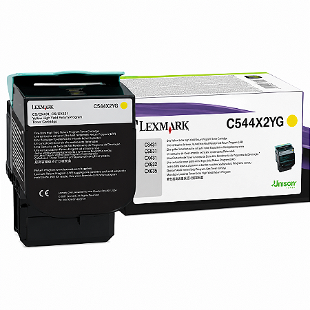 Toner Lexmark C544X1KG Preto Original 6.000Páginas Para X544N X544DN X544DTN X544DW C544N C544DN C544DTN C544DW