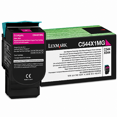 Toner Lexmark C544X1MG Magenta Original 4.000Páginas Para X544N X544DN X544DTN X544DW C544N C544DN C544DTN C544DW