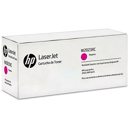 Toner Original W2023X HP 414X Magenta 6.000Páginas Para M454DW M454DN M479FDW