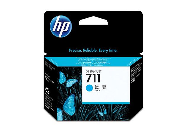 711 CZ130AB Cartucho Original HP Ciano 29ml Para T120 T520 T130