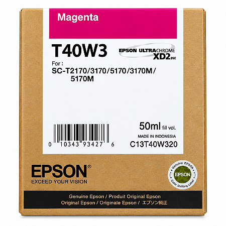 Tinta Original T40W320 Epson T40W Magenta 50ml Para T5170 T3170