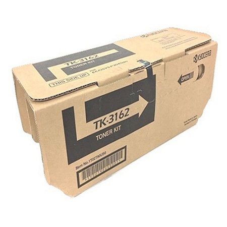 TK-3162 TK3162 Toner Original Kyocera Preto 12.500Páginas Para P3045DN P3050DN P3055DN P3060DN M3145IDN M3645DN