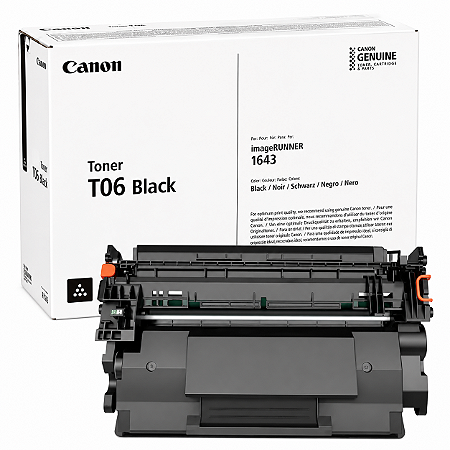 Toner Original T06 Canon 3526C001AA Preto 20.500Páginas Para IR1643IF