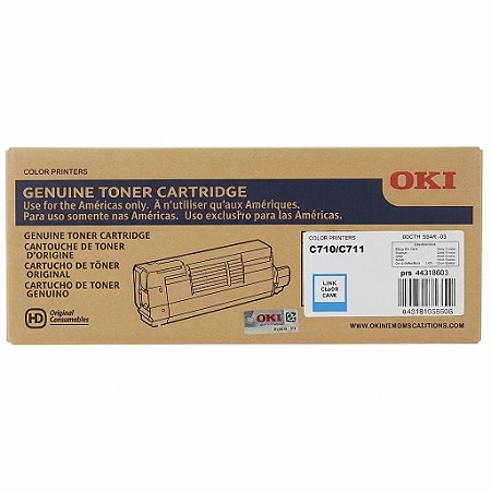 Toner Original 44318604 Oki Preto 11.000Páginas Para C711 C711N C711DN