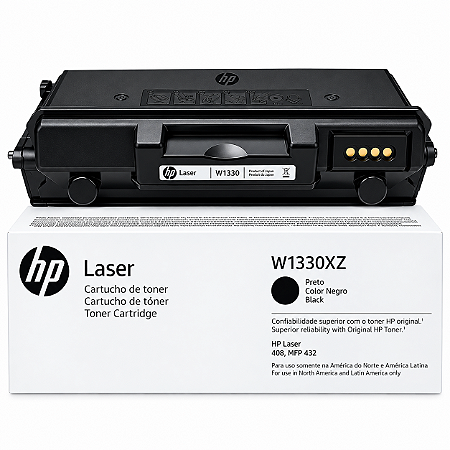 Toner Original W1330X 330X HP Preto 15.000Páginas Para M432FDN M408DN