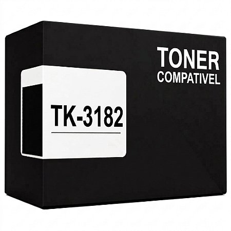 Compativel TK3182 Toner Preto Com Coletor 21.000Páginas Para Kyocera M3655IDN P3055DN P3060DN P3155DN