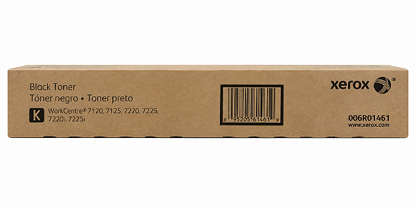 Toner Original 006R01461 Xerox Preto 22.000Páginas Para 7120 7120T 7125 7125T 7220 7220i 7225 7225i