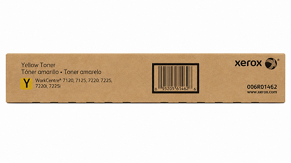 Toner Original 006R01462 Xerox Amarelo 15.000Páginas Para 7120 7120T 7125 7125T 7220 7220i 7225 7225i