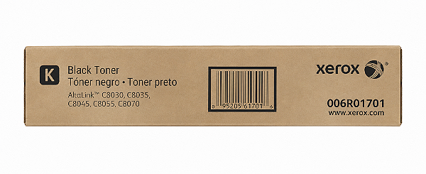 Toner Original 006R01701 Xerox Preto 26.000Páginas Para C8030 C8035 C8045 C8055 C8070