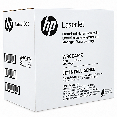 Toner Original W9004MZ Hp Preto 50.000Páginas Para E60075 E60165 E60055 E62565 E62575