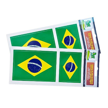 Adesivo Bandeira Brasil