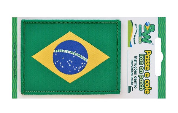 Patches Bandeira Brasil