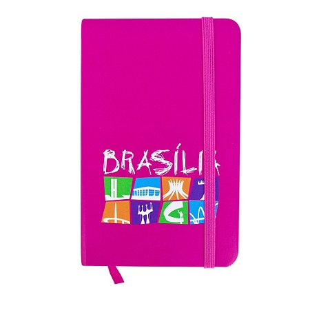 Caderninho de anotações escrito pink - Brasília