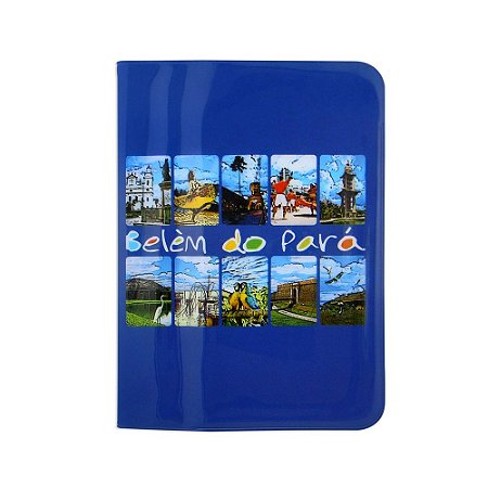 Capa para passaporte pontos turisticos - Belém