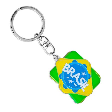 Chaveiro de metal Rio samba - Brasil