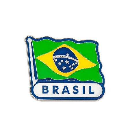 Adesivo de Acrílico Bandeira do Brasil