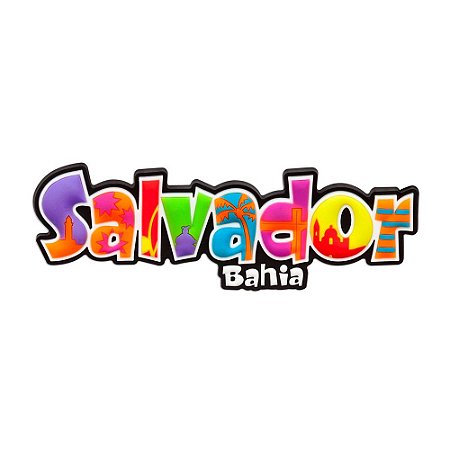 Imã de geladeira emborrachado Salvador - Bahia