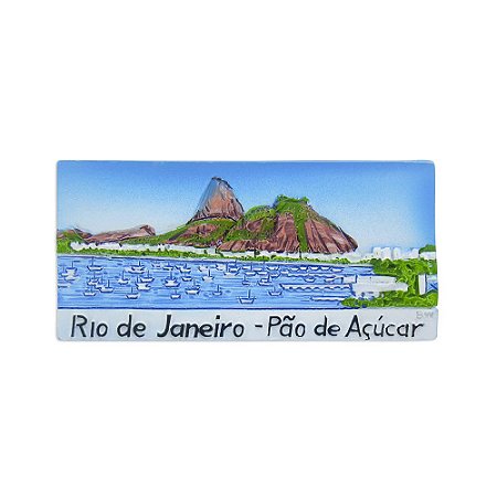 Imã de resina Pão de Açúcar - Rio de Janeiro