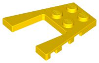 Placa em Cunha 4x4 Amarelo