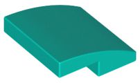 Inclinação Curva 2x2 Azul Turquesa