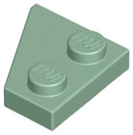 Placa 2x2 direita sand green