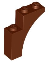 Tijolo em Arco 1x3x3 Marrom