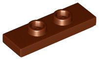 Placa Modificada 1x3 Marrom