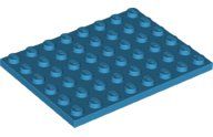 Placa 6x8 Dark Azure