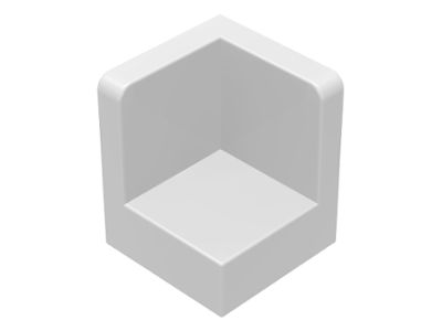 Painel de Canto 1x1 Branco