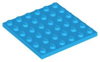 Placa 6x6 Dark Azure