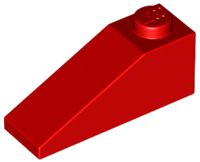 Tijolo com inclinação 33 - 3x1 Vermelho