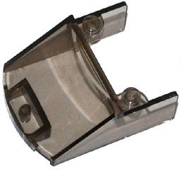 Para-brisa 5x4x1 1/3 Translúcido Preto - Trans-Brown