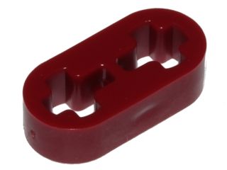 Viga Fina 1x2 Dark Red