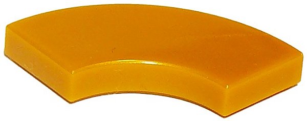 Placa Lisa Redonda de Canto 2x2 Pearl Gold