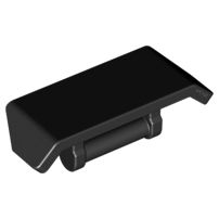 Spoiler para Veículos 2 x 4 com alça Preto