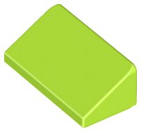Placa Inclinada 30 1x2x 2/3 Verde Limão