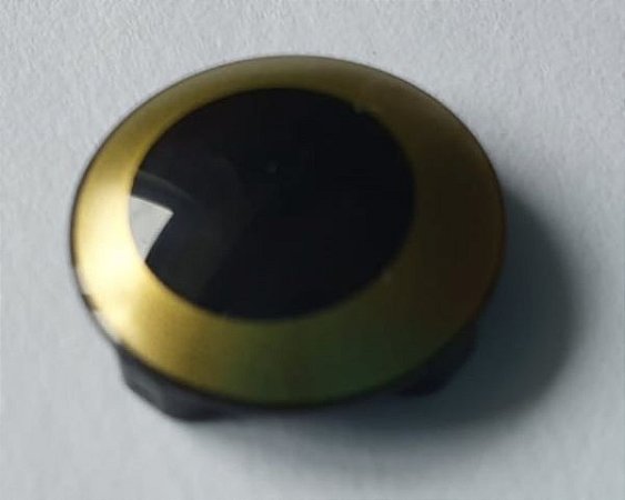 Placa Redonda 2x2 com fundo arredondado com desenho de olho