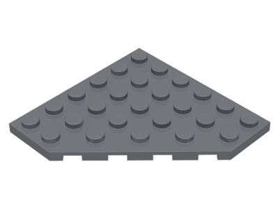 Placa de Canto 6x6 Cinza Escura