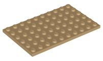 Placa 6x10 Bege Escura