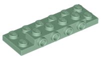Placa Modificada 2x6x2/3 com 4 studs laterais Sand Green