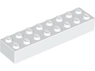 Tijolo 2x8 Branco