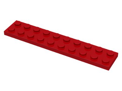 Placa 2x10 Vermelha