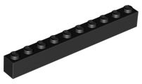 Tijolo 1x10 Preto