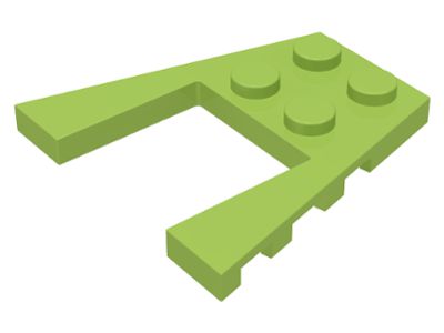 Placa em Cunha 4x4 Verde Limão