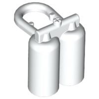 Tanque de ar para minifigura Branco